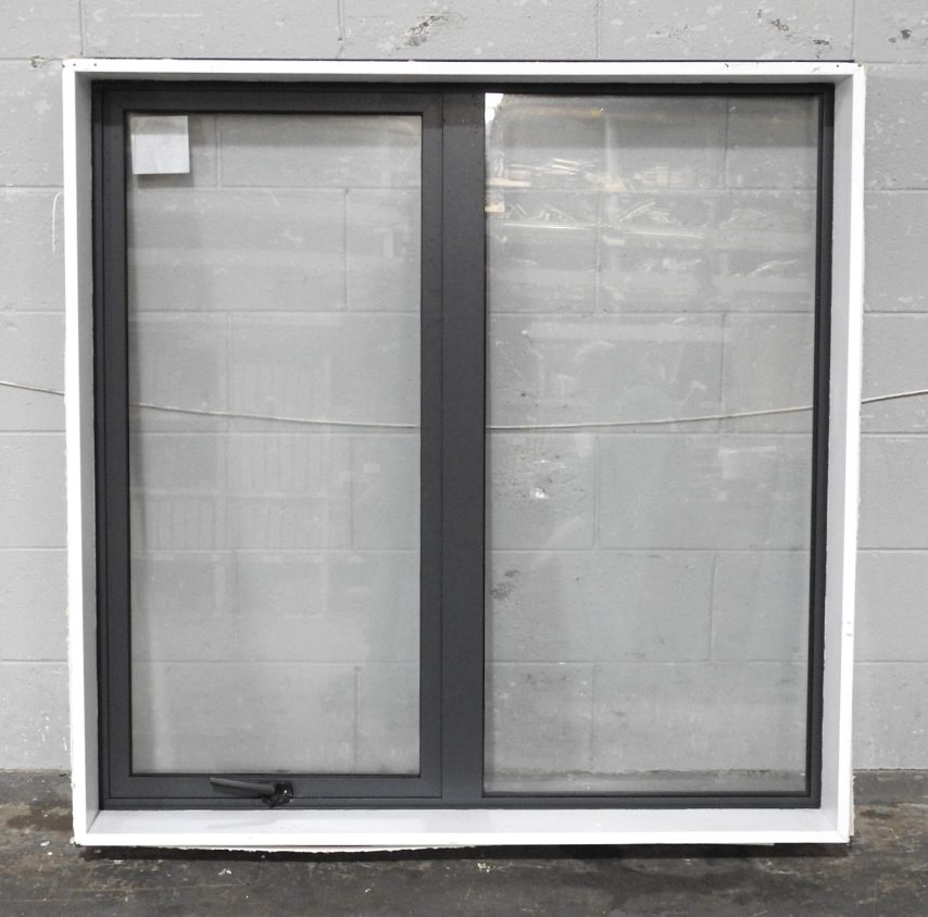 Denim Blue Aluminium Awning Window - Double Glazed
