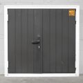 White Ali' Frame With Grey Ali' Basement Doors