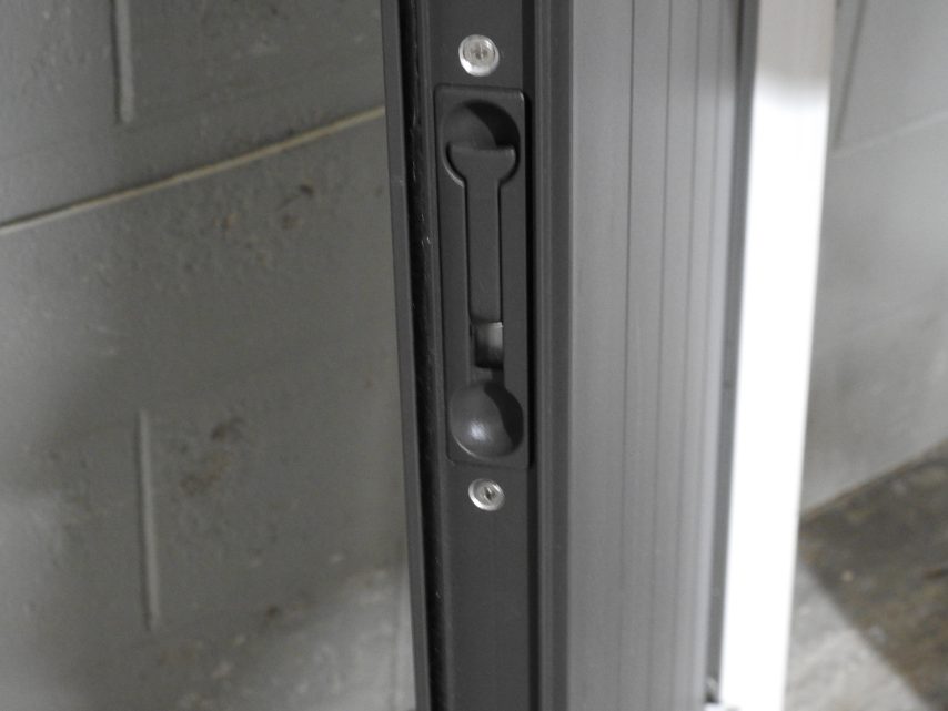 White Ali' Frame With Grey Ali' Basement Doors