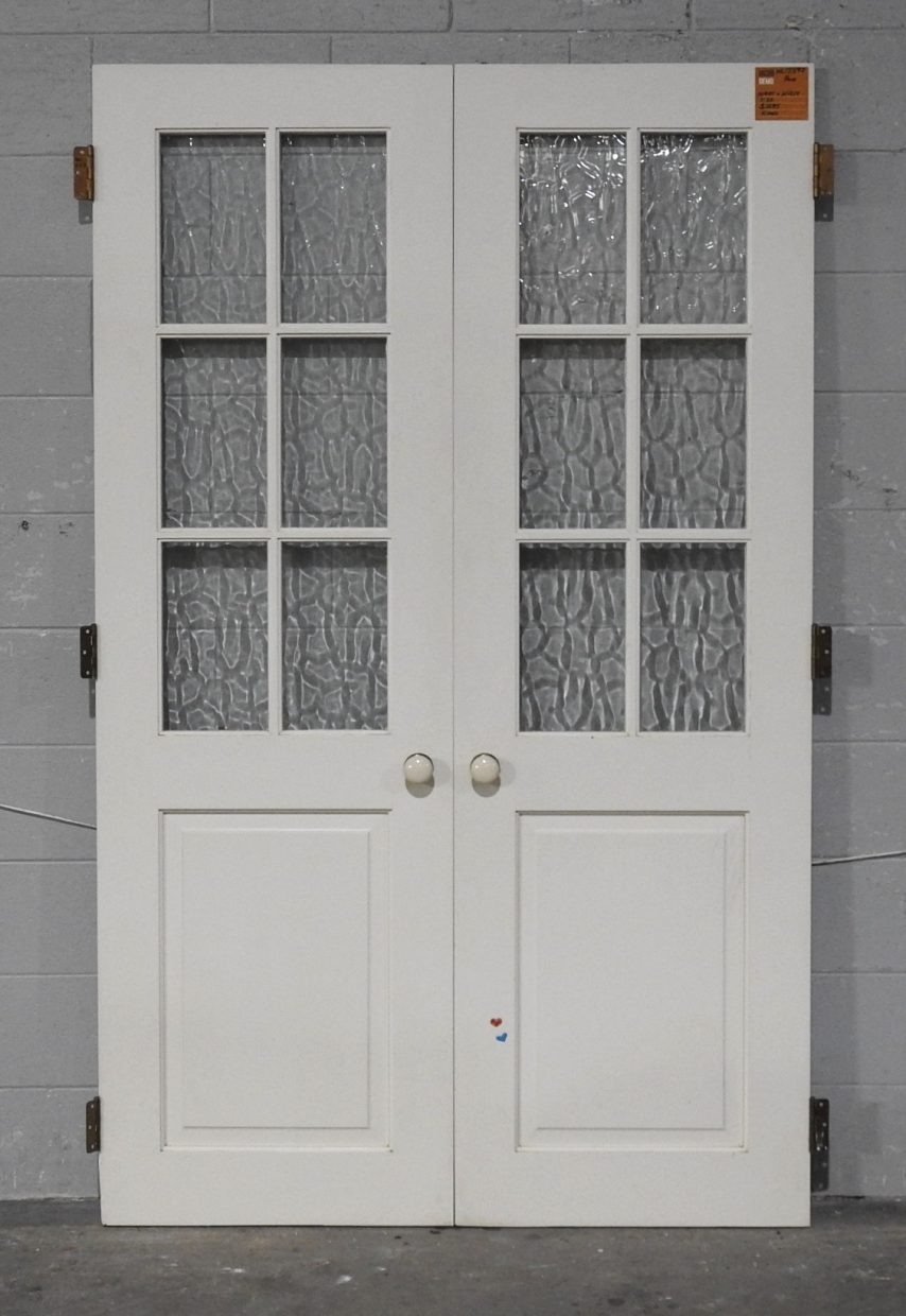 Wooden Internal French 6-Light Doors - Unhung