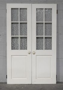Wooden Internal French 6-Light Doors - Unhung