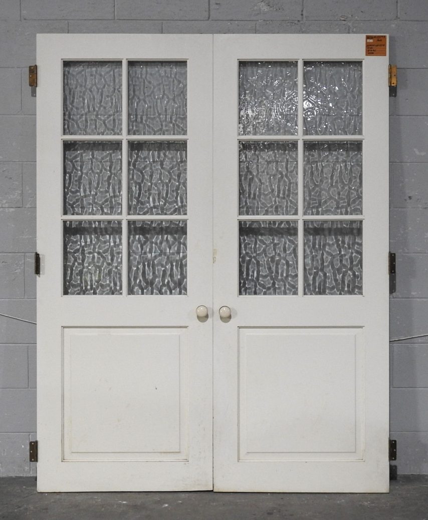 Wooden Internal French 6-Light Doors - Unhung