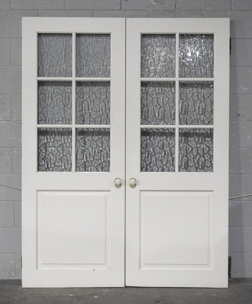 Wooden Internal French 6-Light Doors - Unhung