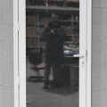 White Aluminium Door - Double Glazed