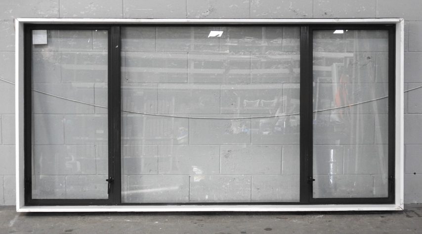 Karaka Green Aluminium Double Awning Window