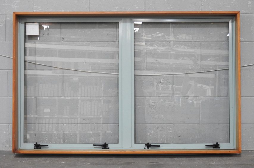 Mist Green Aluminium Double Awning Window