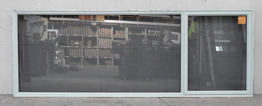 Mist Green Aluminium Single Awning Landscape Window
