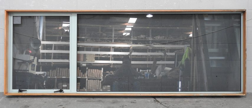 Mist Green Aluminium Single Awning Landscape Window