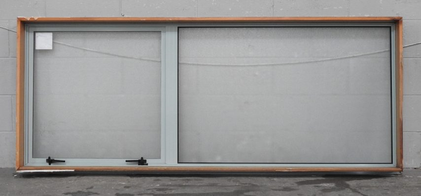 Mist Green Aluminium Single Awning Landscape Window