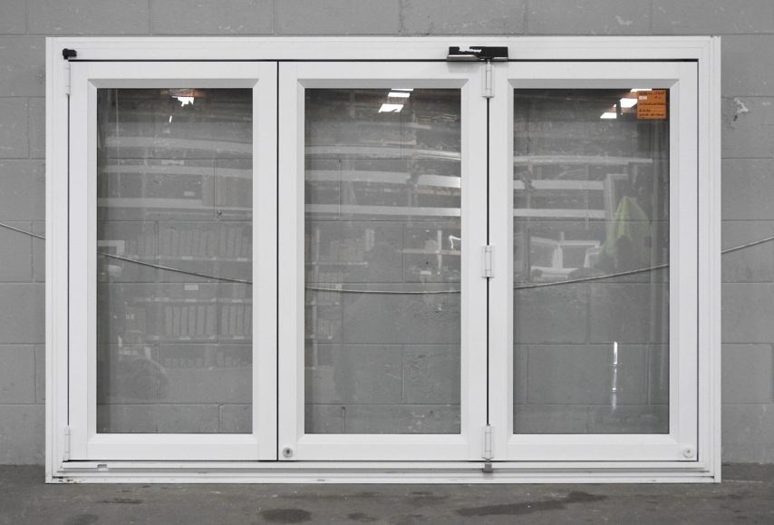 White Aluminium Bi-Fold Window