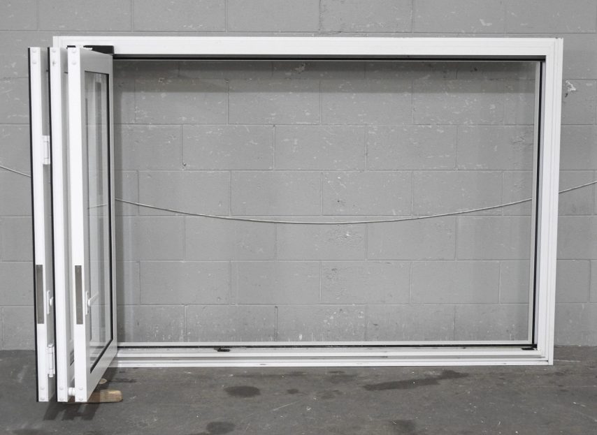 White Aluminium Bi-Fold Window