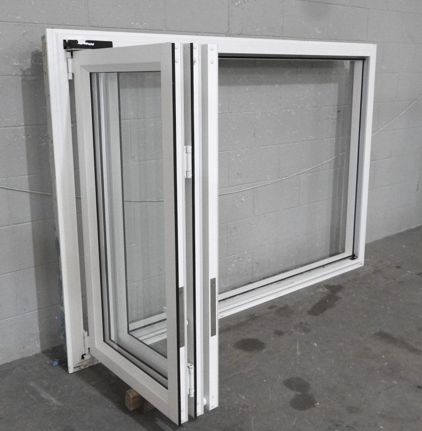 White Aluminium Bi-Fold Window