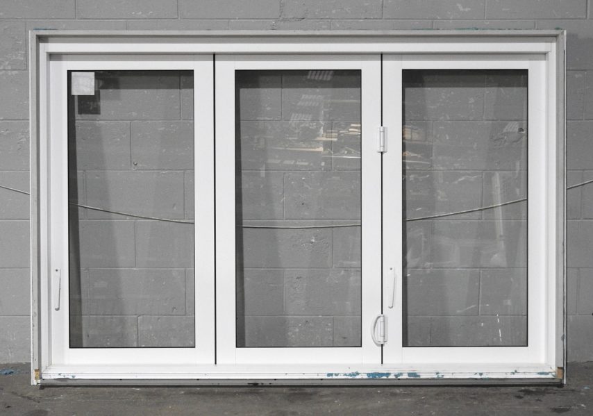 White Aluminium Bi-Fold Window