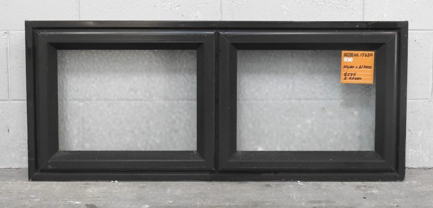 Karaka Green Aluminium Double Awning Window