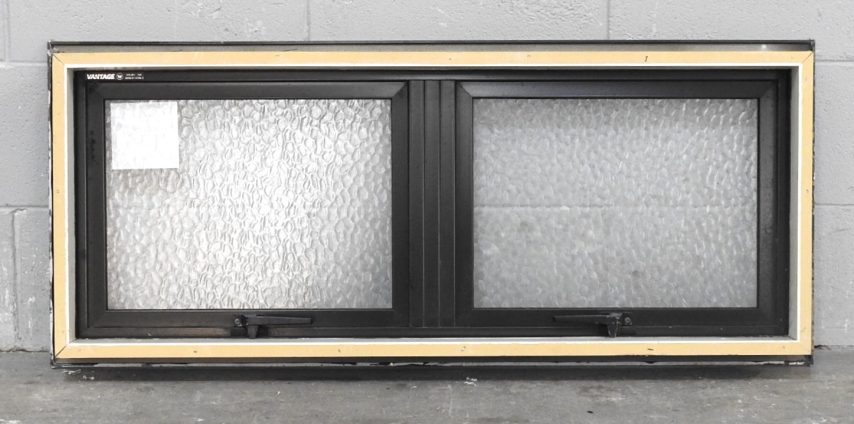 Karaka Green Aluminium Double Awning Window