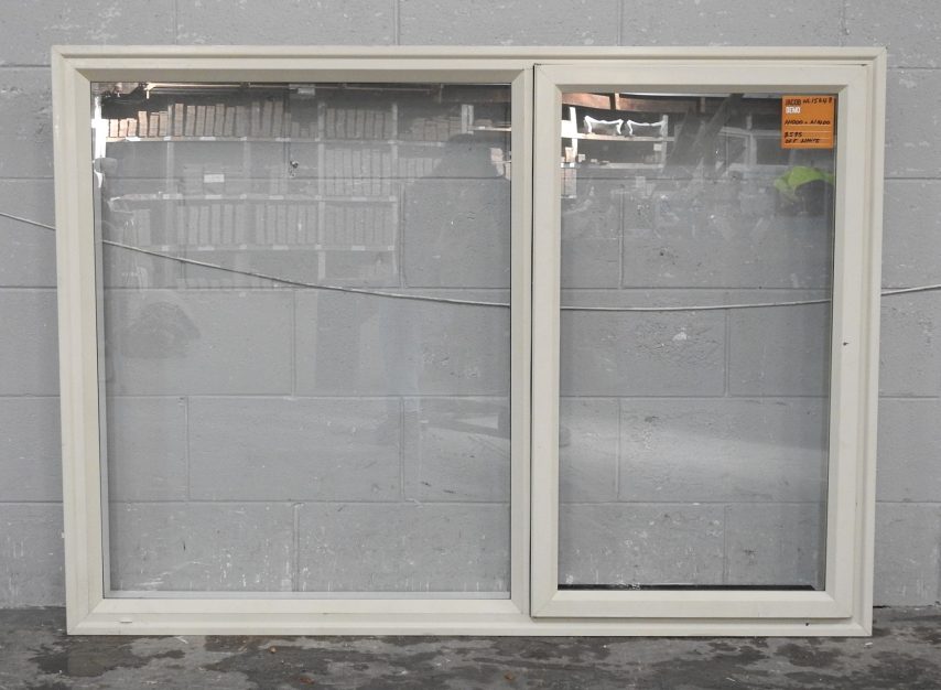 Off White Aluminium Single Awning Window