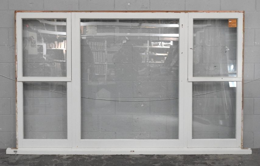 Wooden Double Awning Window With Picture Window