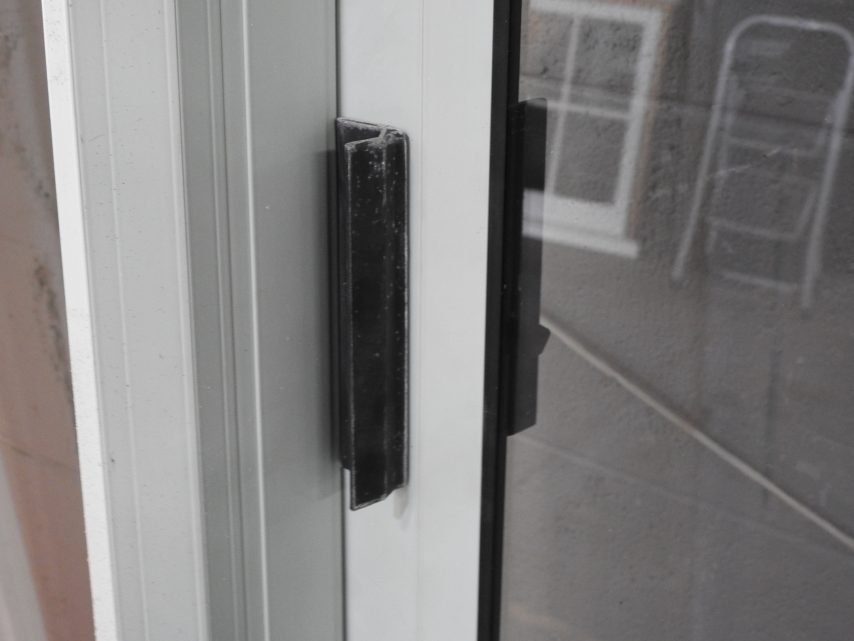 Teal Aluminium Stacker Sliding Door - Opens Left To Right