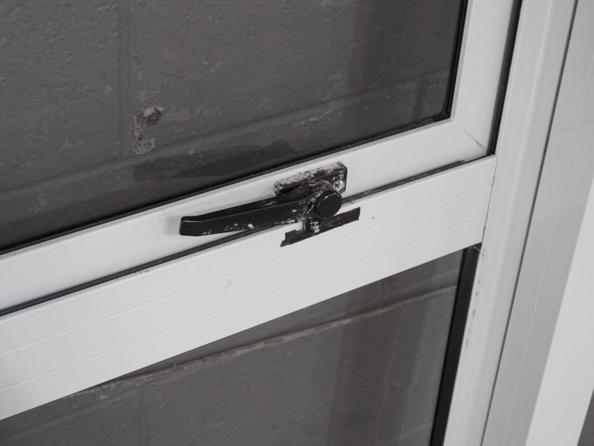 Teal Aluminium Stacker Sliding Door - Opens Left To Right