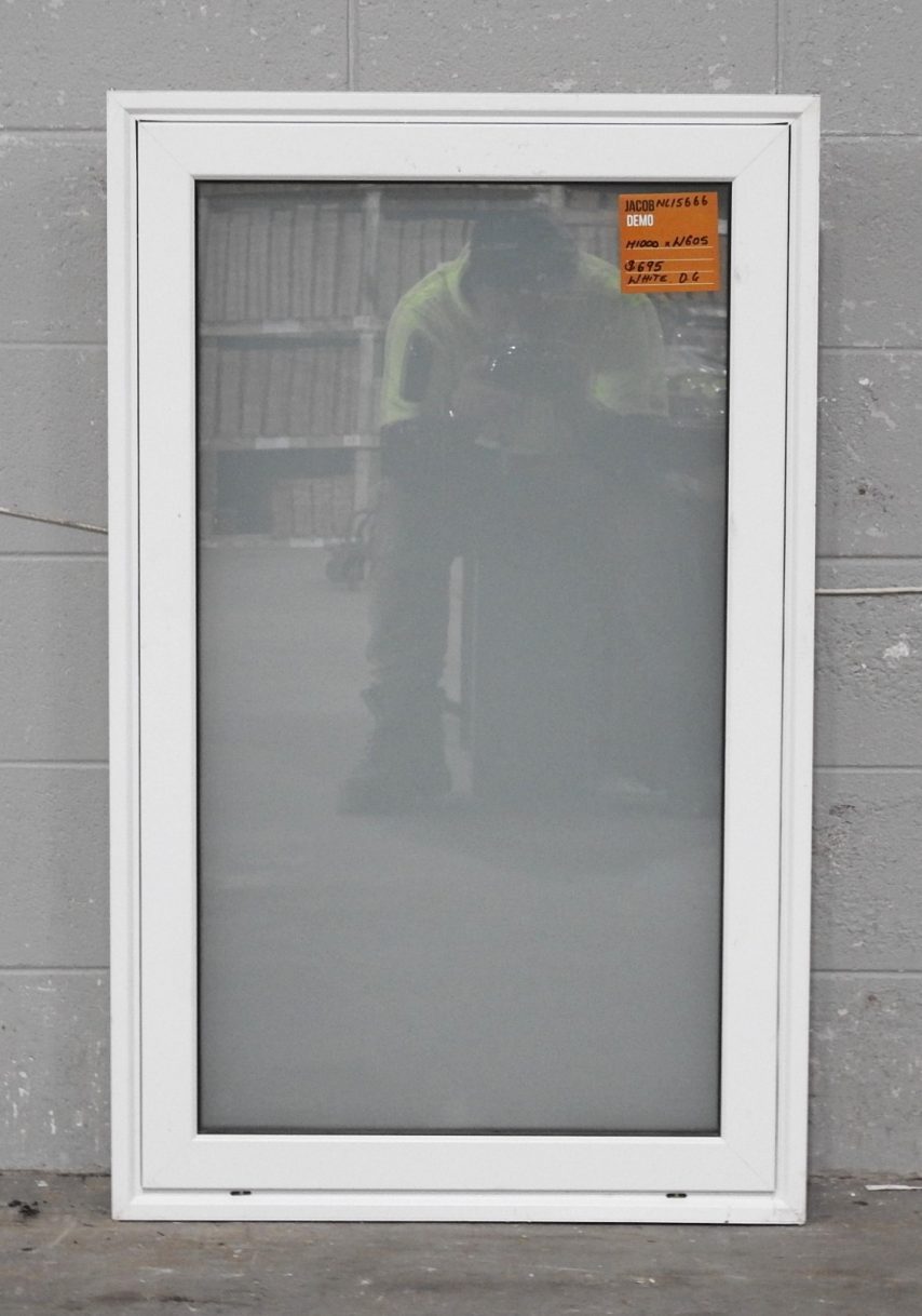 White Aluminium Awning Window - Double Glazed