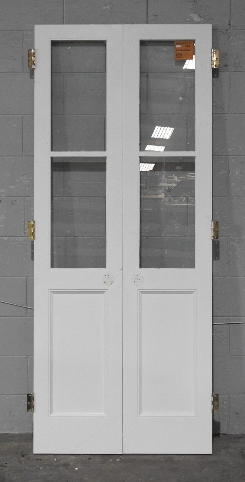 Bungalow Style Wooden Interior French Doors - Unhung
