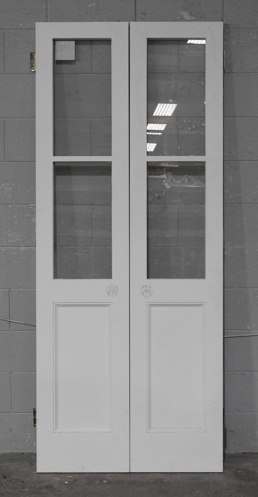 Bungalow Style Wooden Interior French Doors - Unhung