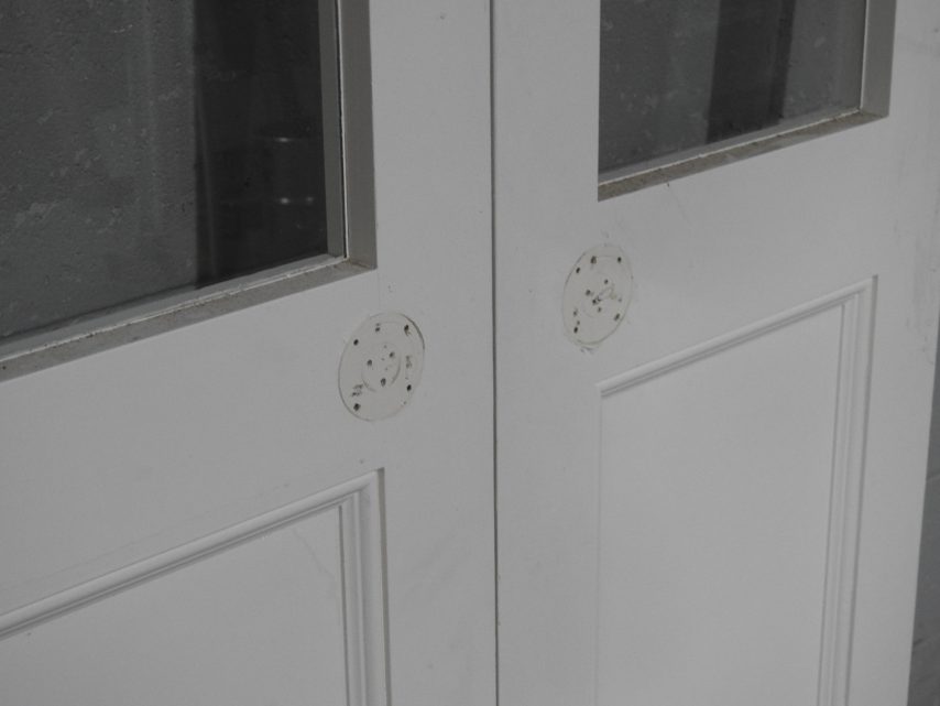 Bungalow Style Wooden Interior French Doors - Unhung