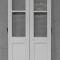 Bungalow Style Wooden Interior French Doors - Unhung