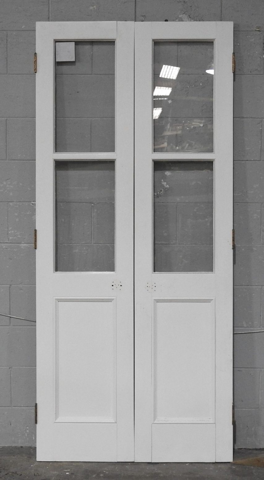 Bungalow Style Wooden Interior French Doors - Unhung
