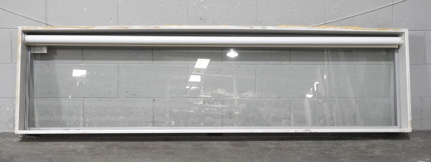 Silver Pearl Aluminium Fixed Pane Toplight Window