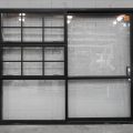 Black Aluminium Sliding Door with 2 Awning Windows