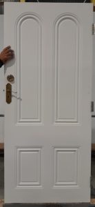 Solid Entrance door with brass hardware