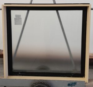 Black Double glazed awning window