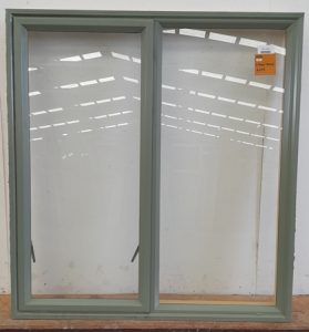 Mist Green aluminium awning Window