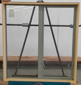 Mist Green aluminium awning Window