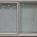 Off white aluminium awning window