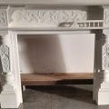 Beautiful Solid Kauri Hand-carved Fire Surround