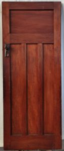Solid Rimu wooden Bungalow door