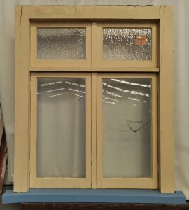 Wooden twin casement window