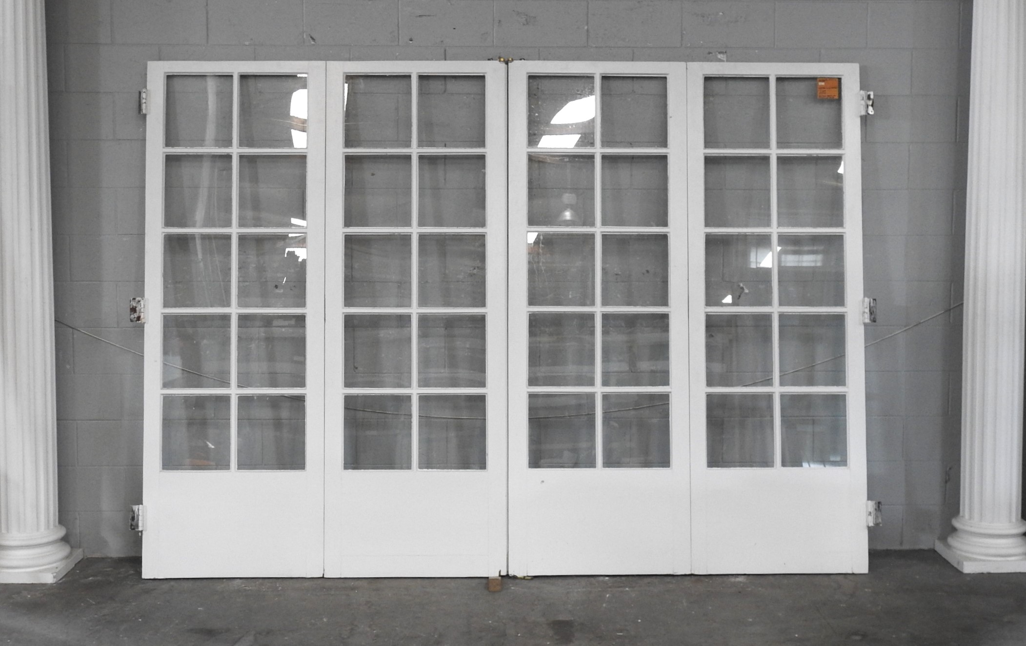 Colonial Style Wooden Bi-Folding Doors - No Frame