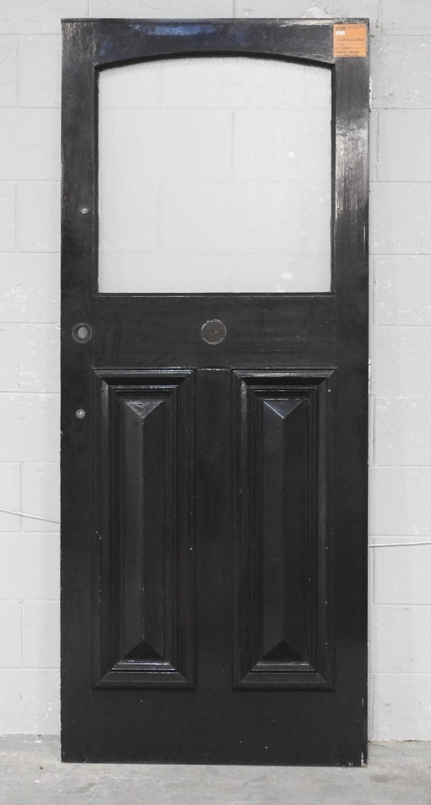 Wooden Villa Entry Door with Glass Upper - Unhung