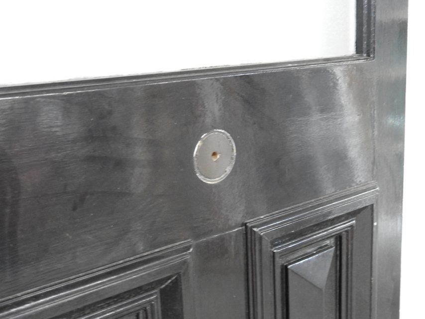 Wooden Villa Entry Door with Glass Upper - Unhung