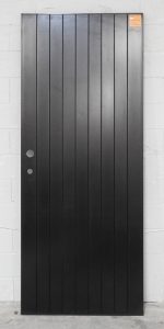Black Aluminium TG&V Style Door New Unused - Unhung
