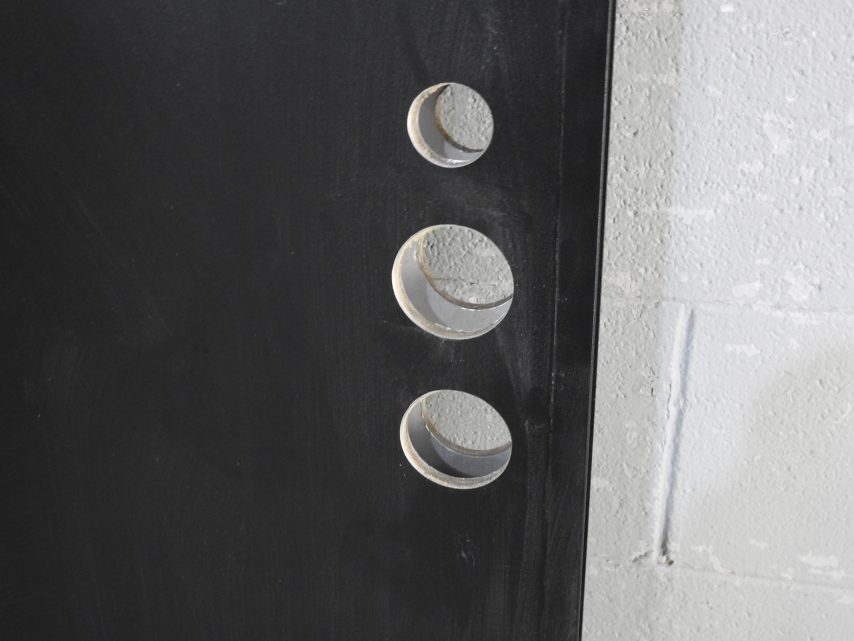 Black Aluminium Door New Unused - Unhung