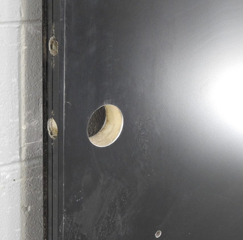 Black Aluminium Door New Unused - Unhung