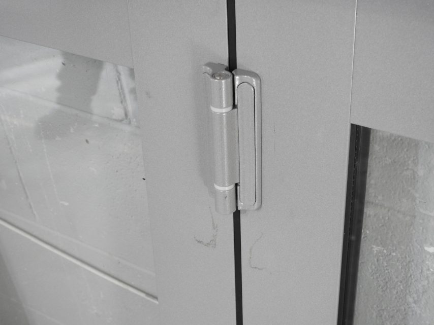 Silver Pearl Aluminium Bi-Fold Window - Unused