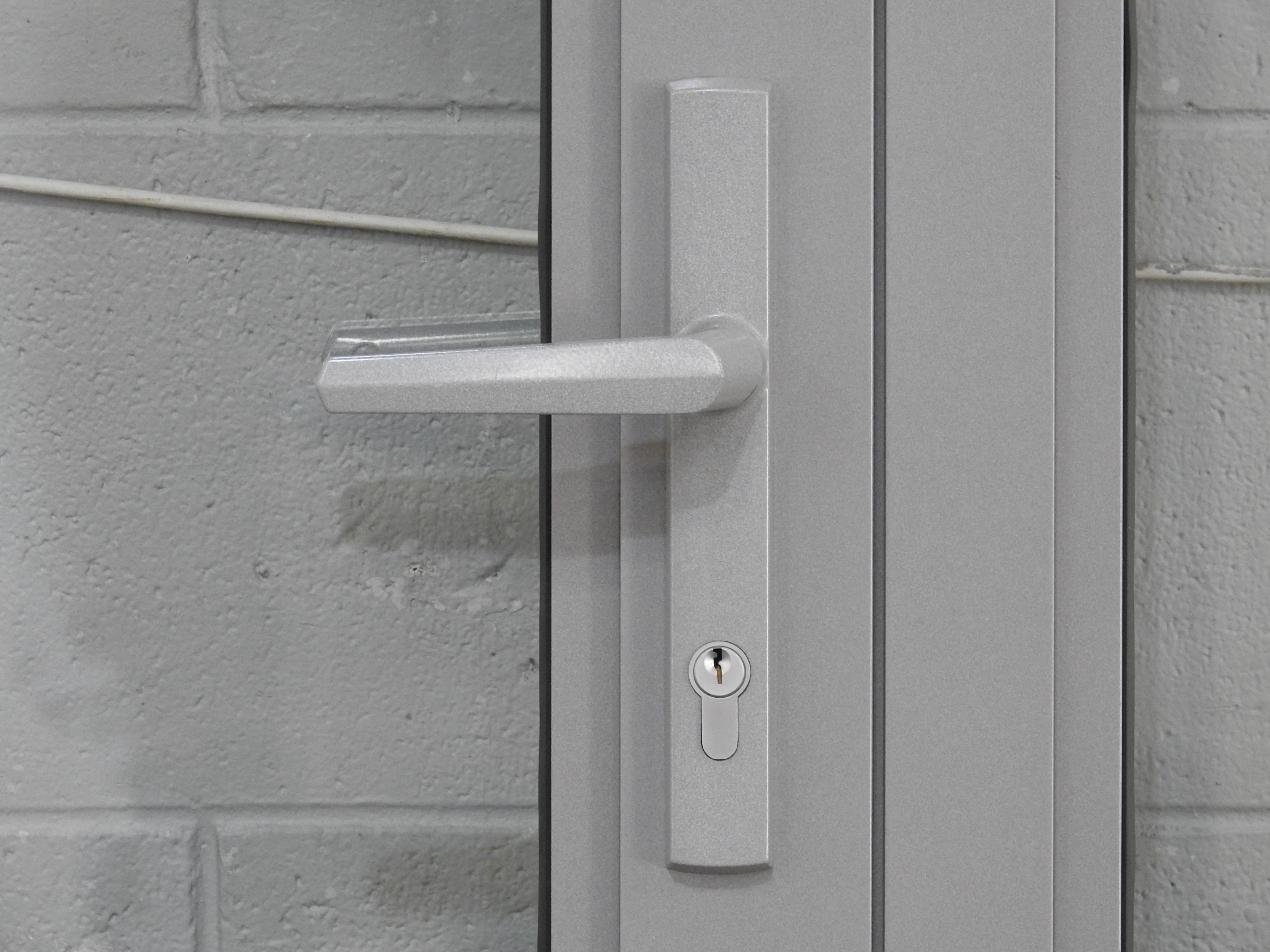 Silver Pearl Aluminium Casement Window / Mini Door - New