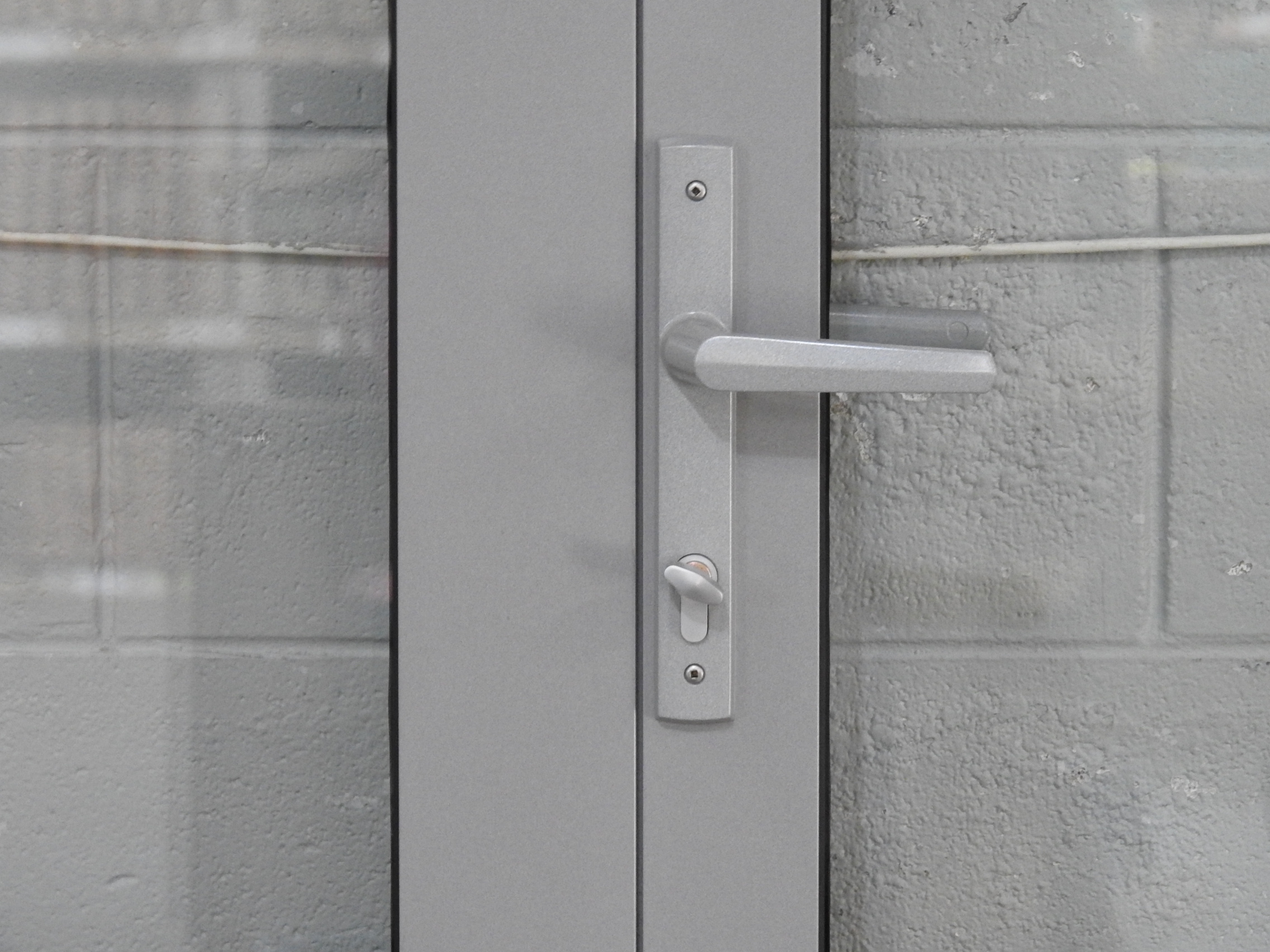 Silver Pearl Aluminium Casement Window / Mini Door - New