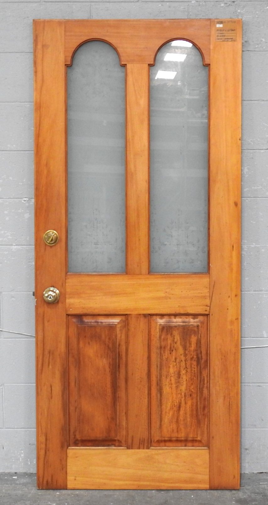 Wooden Villa Style Exterior Entry Door - Unhung