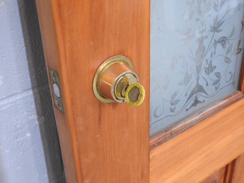 Wooden Villa Style Exterior Entry Door - Unhung